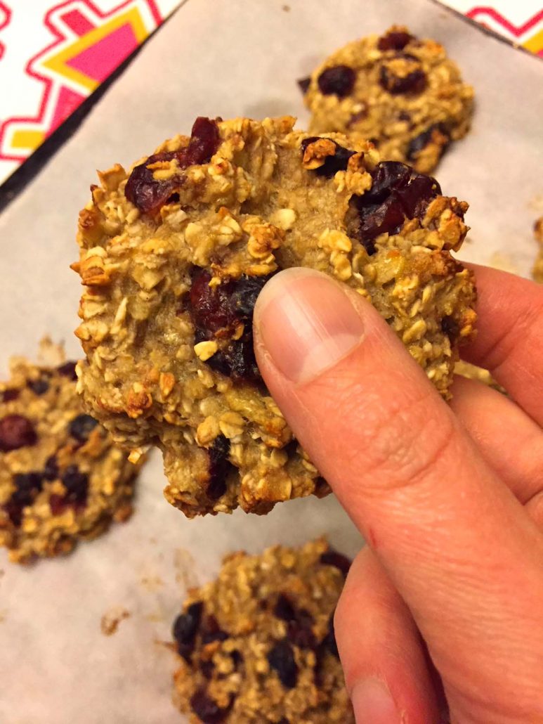 Vegan Banana Oats Cookies