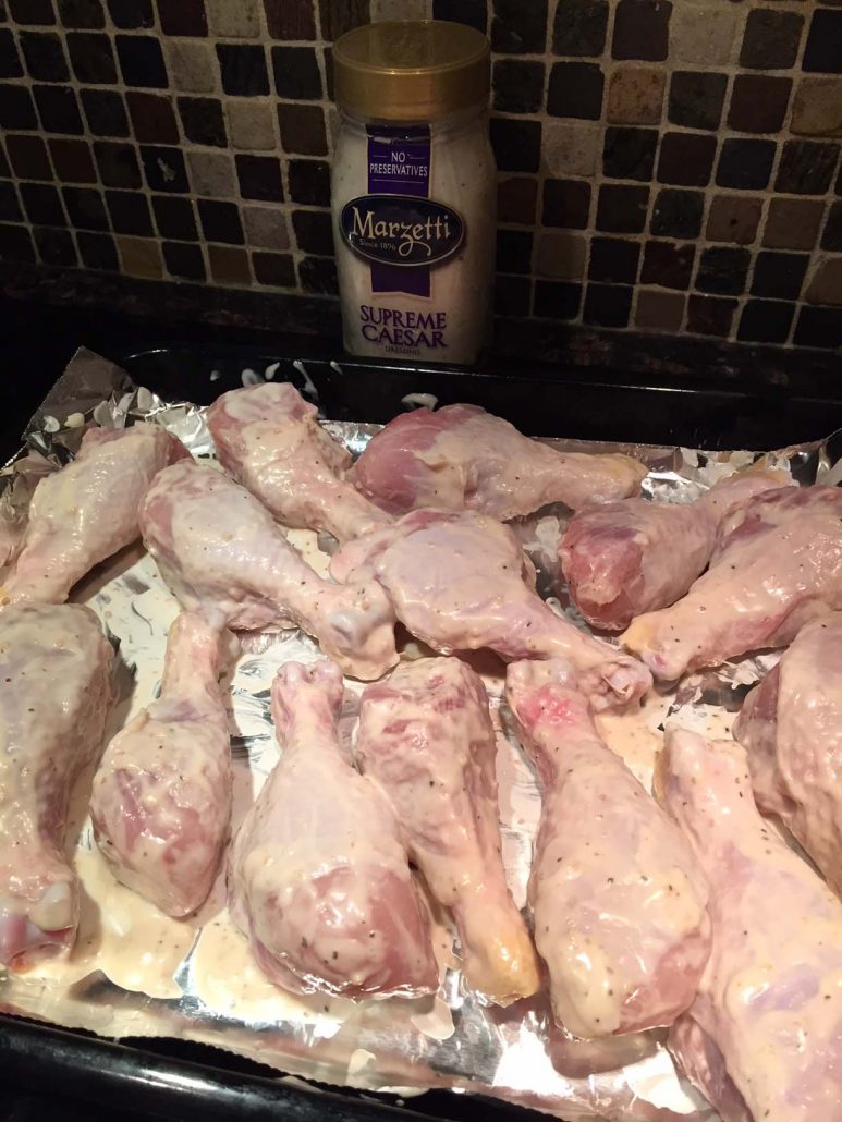 Bottled Caesar Dressing As Chicken Marinade