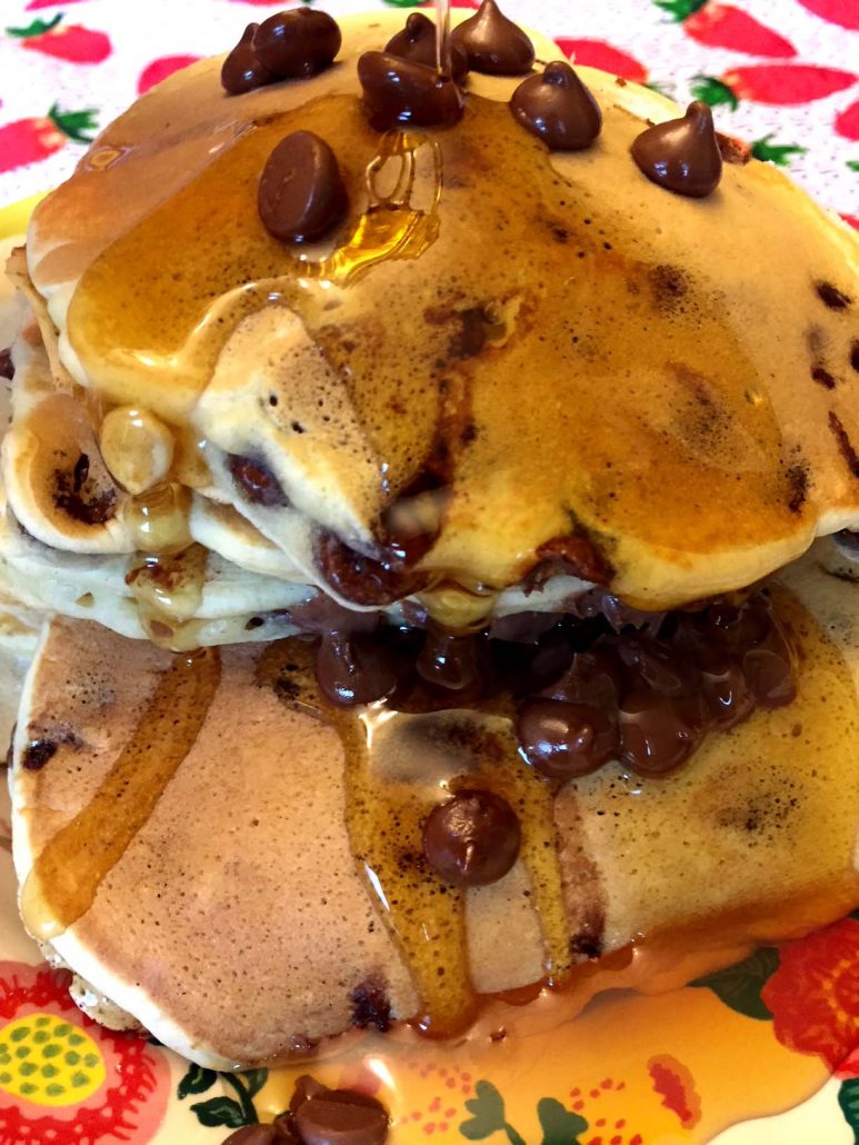 How To Make Chocolate Chip Pancakes From Scratch