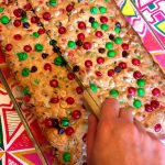Christmas M&M's Cookie Bars Recipe
