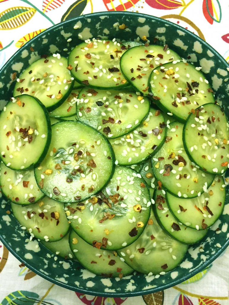 Japanese Cucumber Sesame Salad Recipe