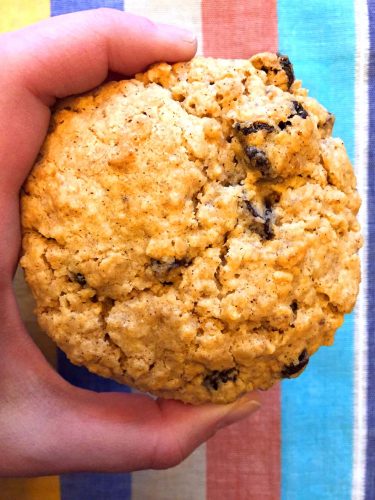 Soft and Chewy Oatmeal Raisin Cookies