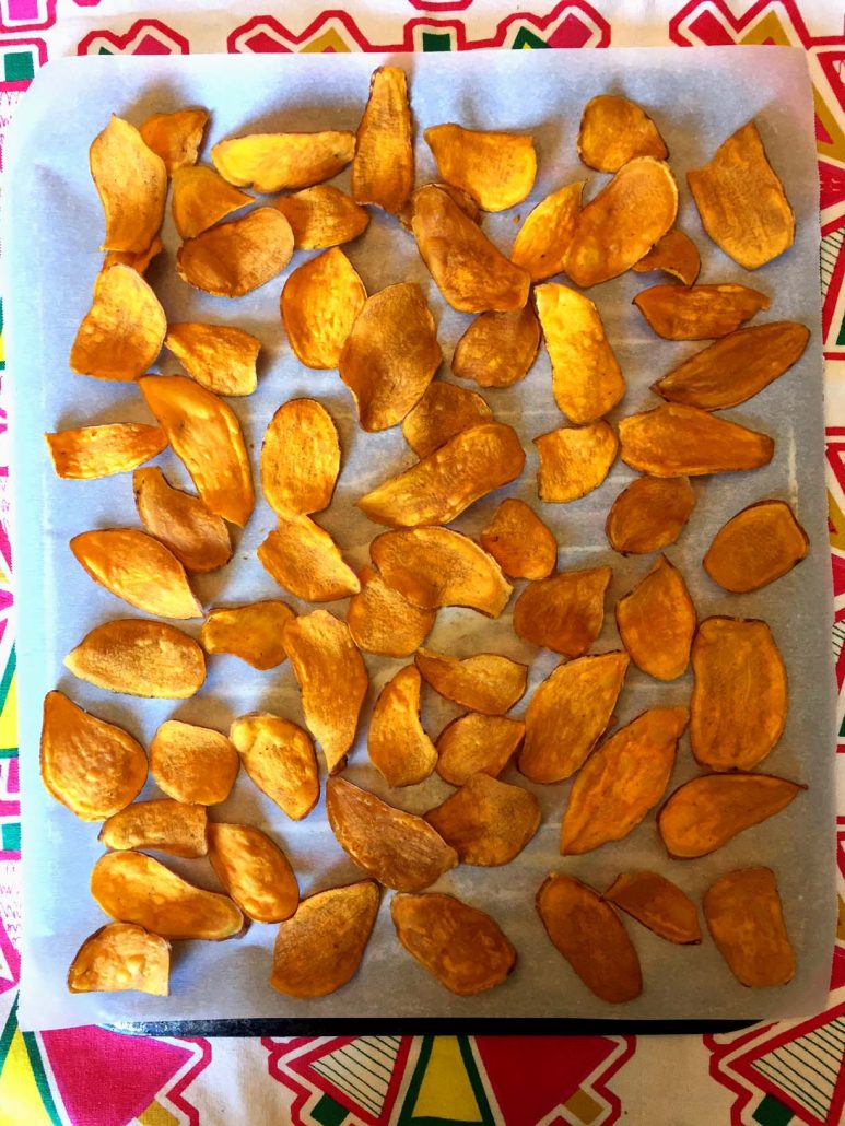 How To Make Baked Sweet Potato Chips