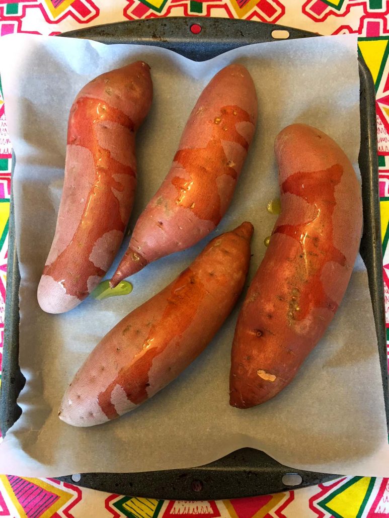 Sweet Potatoes With Olive Oil 