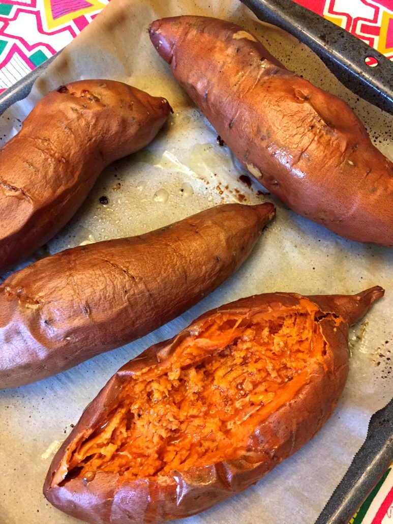 Perfect Oven Baked Sweet Potatoes