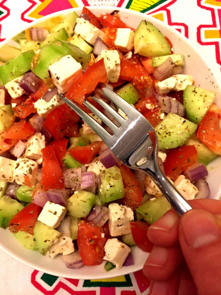 How To Make Tomato Feta Salad