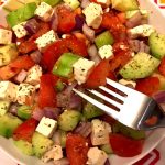 Tomato Cucumber And Feta Cheese Greek Salad Recipe