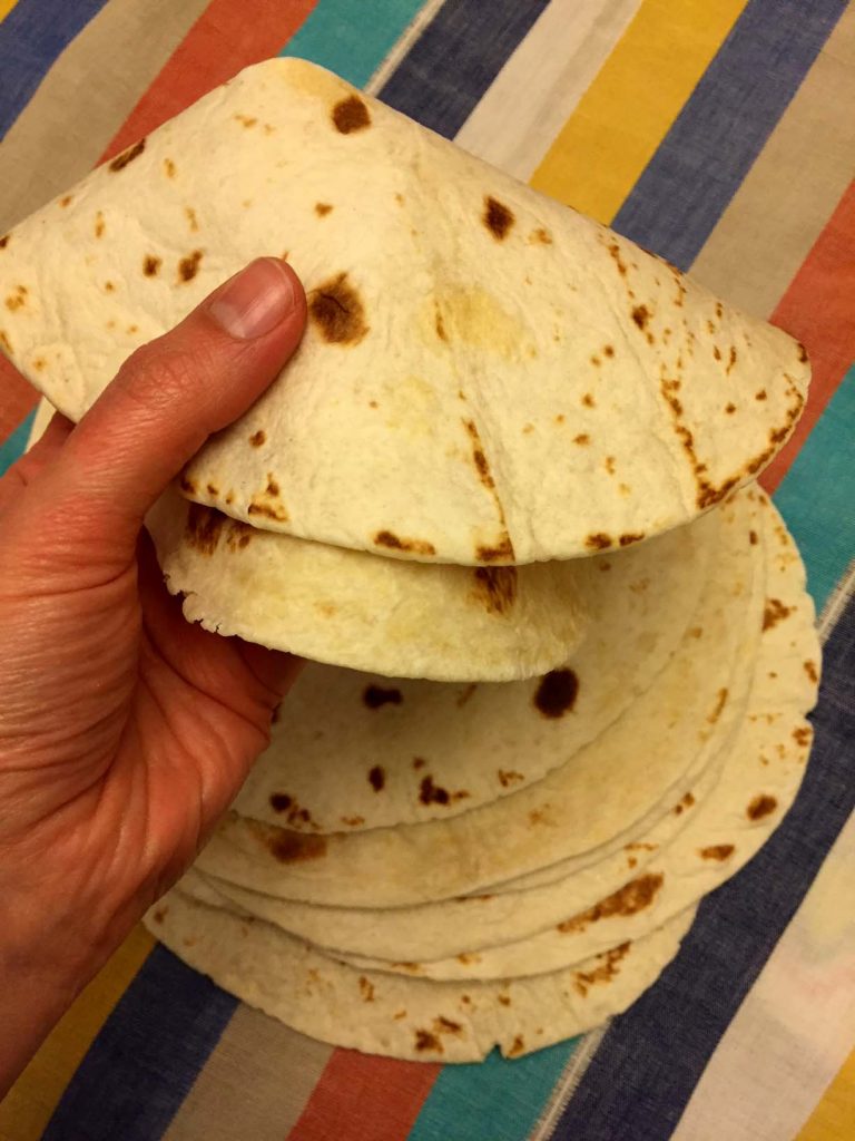 Homemade Mexican Flour Tortillas Recipe