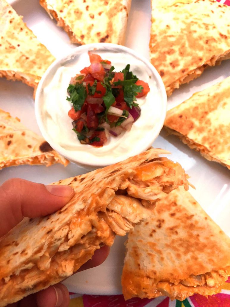 Buffalo Chicken Quesadillas Recipe