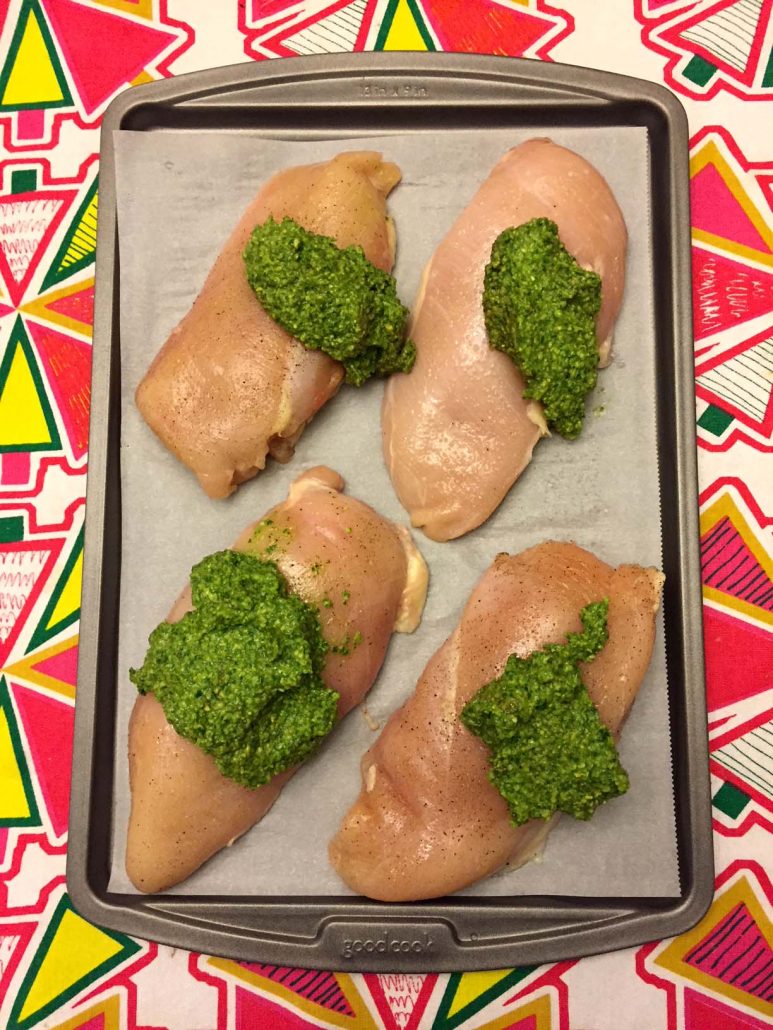 Pesto On Chicken