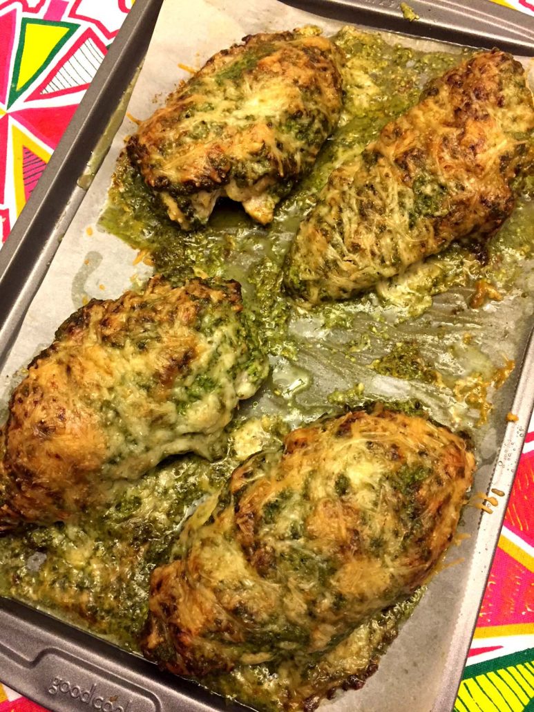 How To Make Baked Pesto Chicken