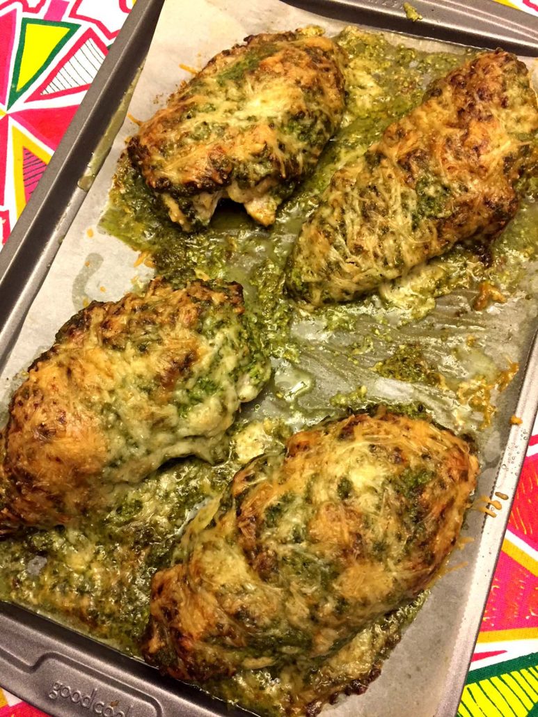 Baked Pesto Chicken Recipe With Parmesan Cheese – M…