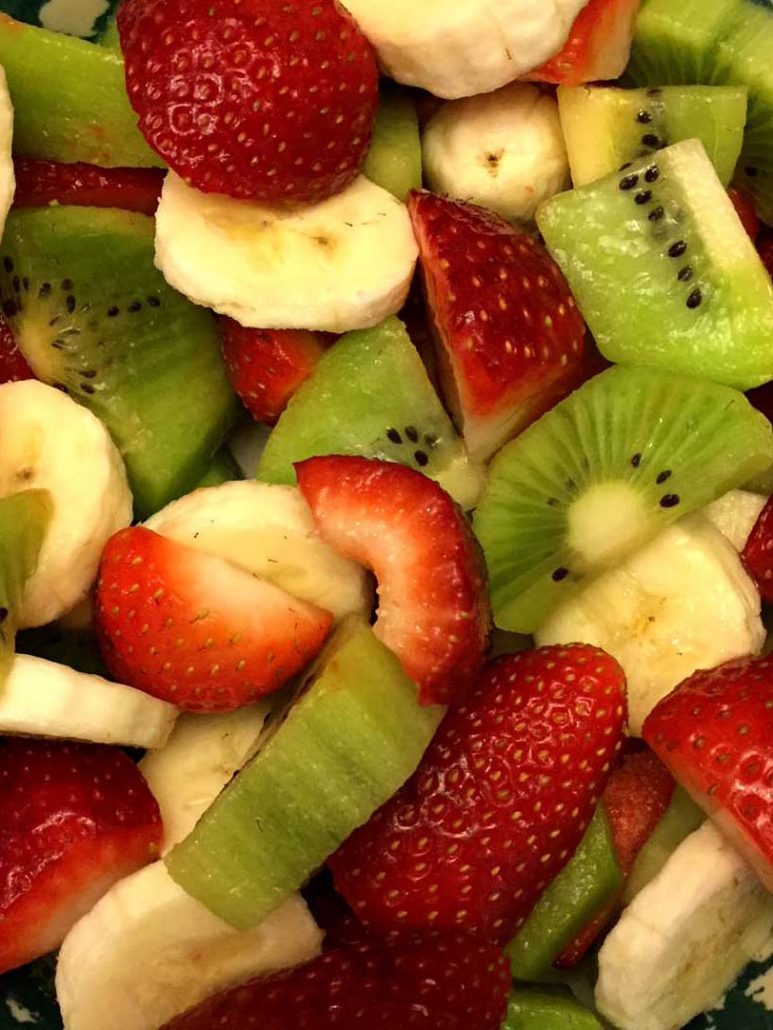 Red White And Green Christmas Fruit Salad Recipe