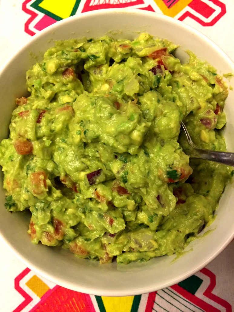 Freshly Made Mexican Guacamole