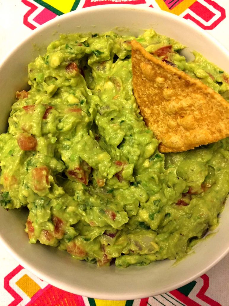 Homemade Guacamole And Chips