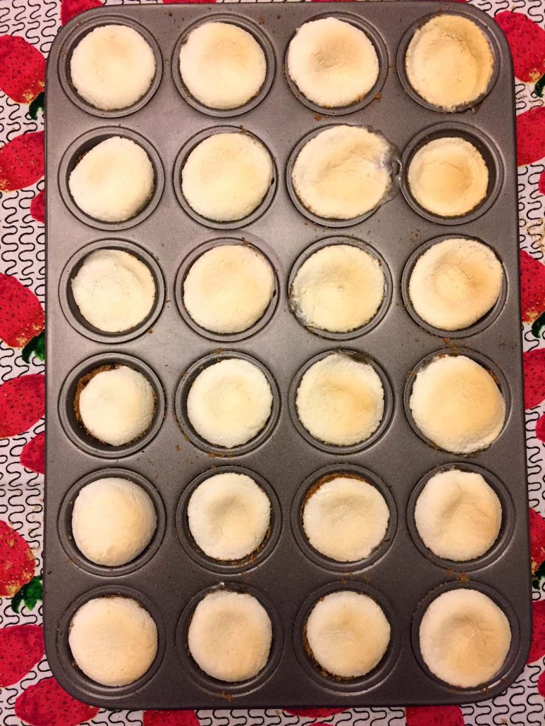 Smores Marshmallows In Muffin Pan