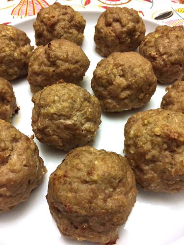 Baked Gluten-Free Meatballs With Oatmeal