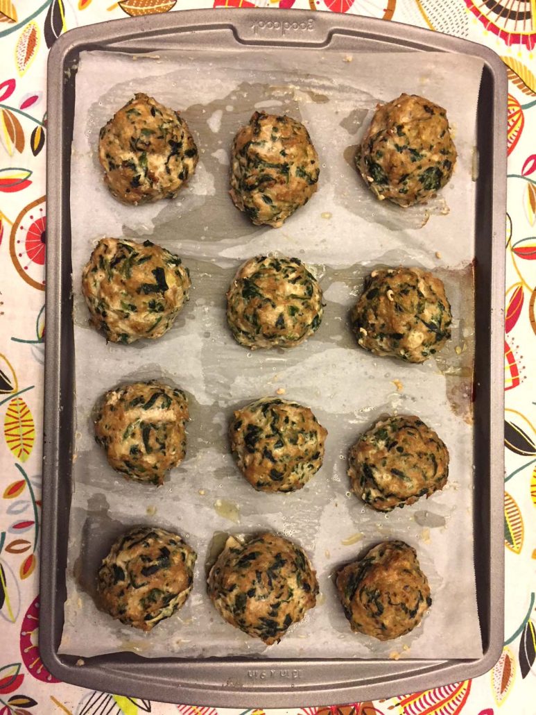 Easy Turkey Spinach Meatballs