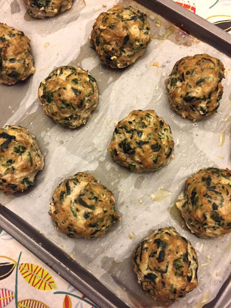 Healthy Turkey Spinach Meatballs Recipe