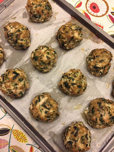 Keto Turkey Spinach Meatballs