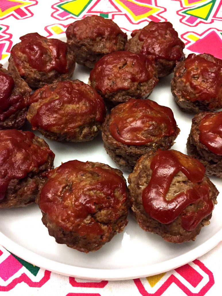 Meatloaf Muffins On A Plate