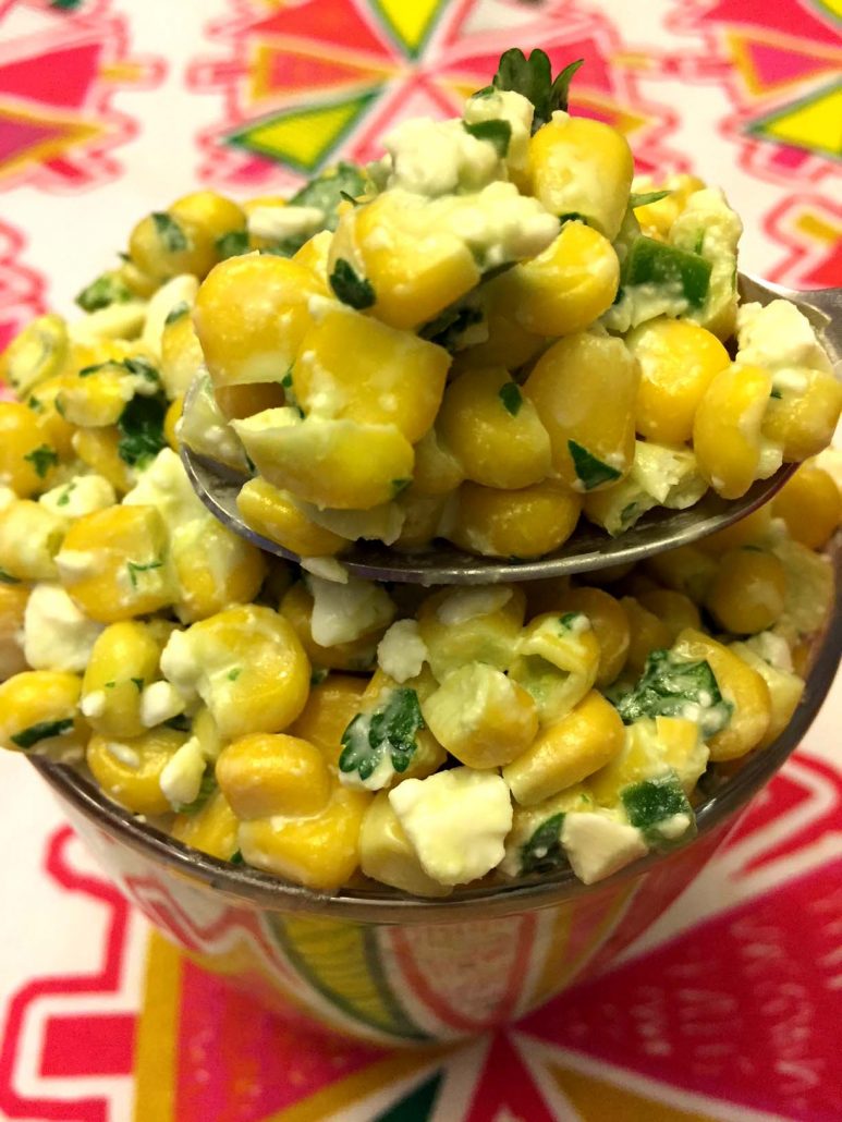 Mexican Corn Salad With Cheese