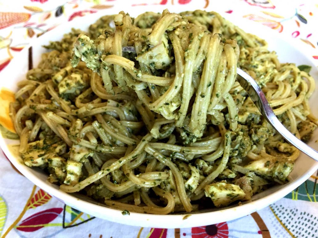 How To Make Chicken Pasta With Pesto