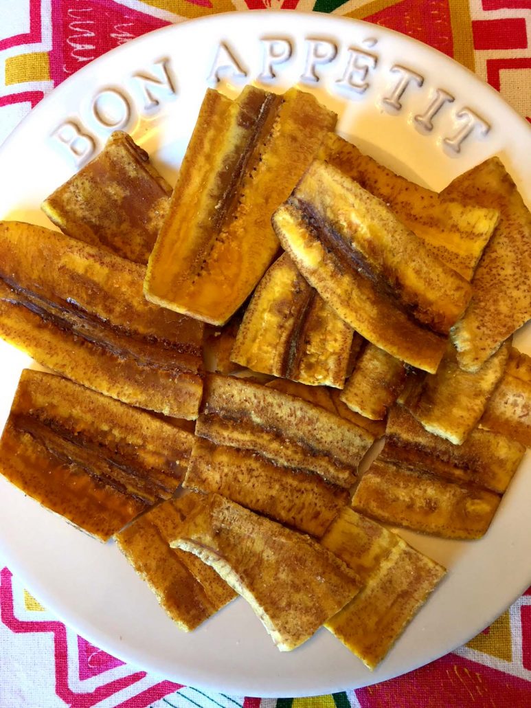 How To Make Baked Plantain Chips