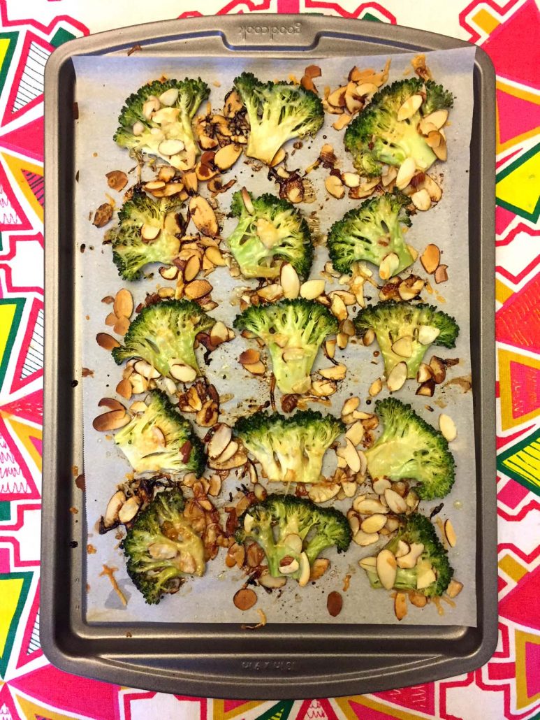 Balsamic Parmesan Oven Roasted Broccoli Recipe