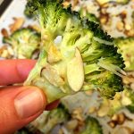Roasted Broccoli With Parmesan, Almonds and Balsamic Vinegar