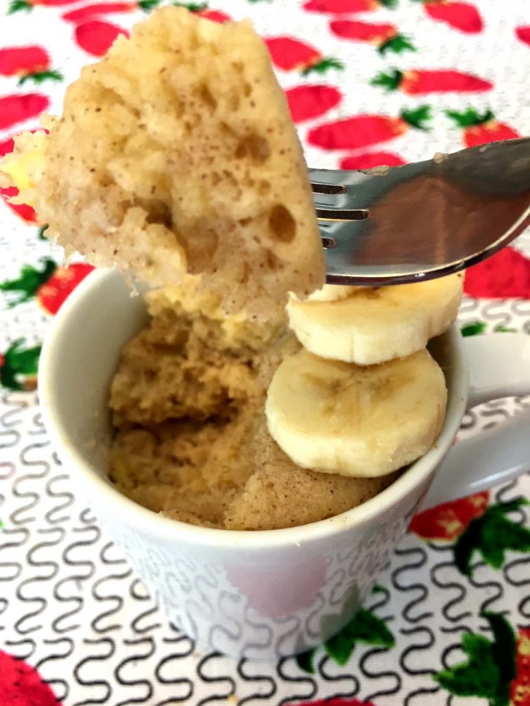 Coconut Flour Gluten-Free Banana Bread In A Mug