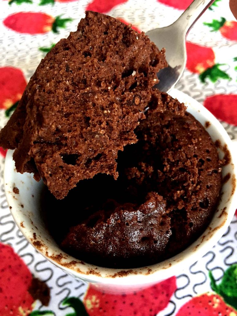 Healthy Paleo Chocolate Mug Cake Recipe