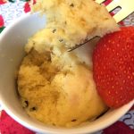 Coconut Flour Vanilla Paleo Mug Cake