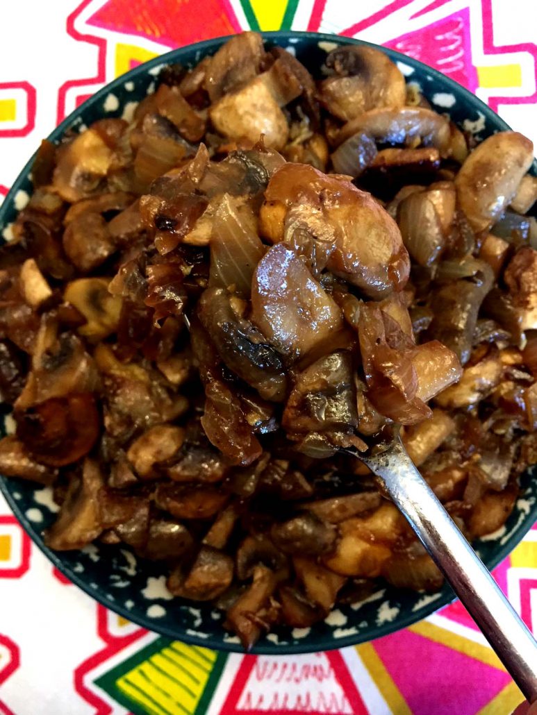 Fried Mushrooms And Onions
