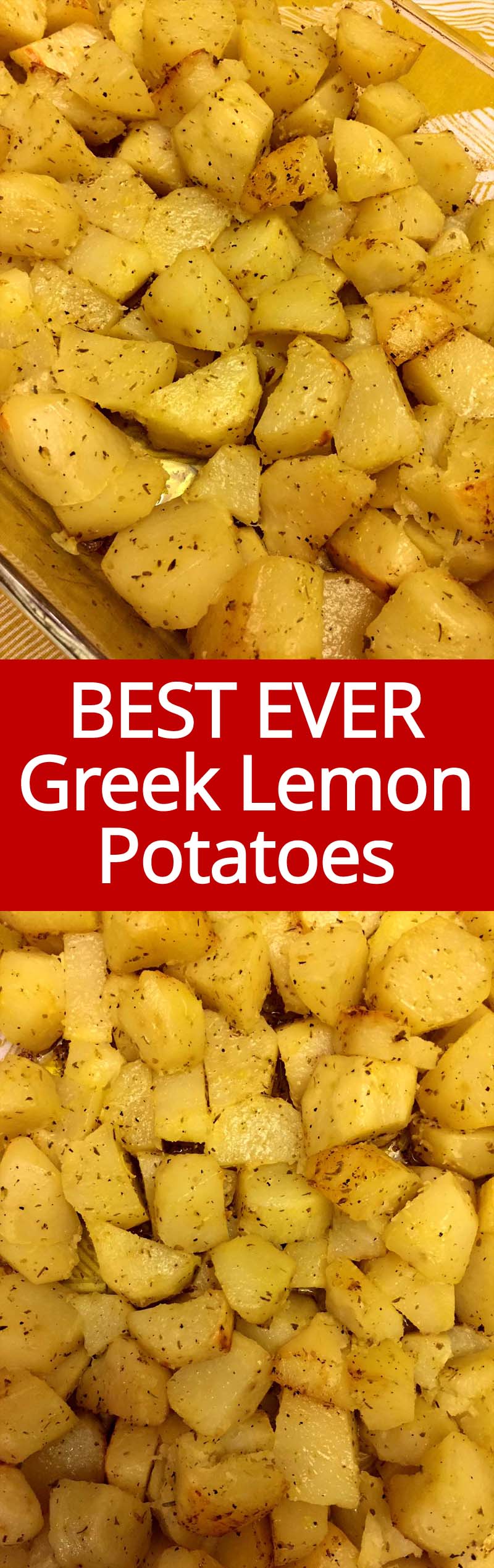 This are the best Greek lemon potatoes ever! This recipe is AUTHENTIC, these lemon potatoes taste just like the ones in a Greek restaurant!