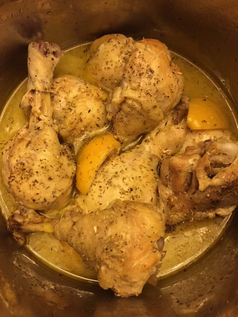 Instant Pot Frozen Chicken Legs Dinner