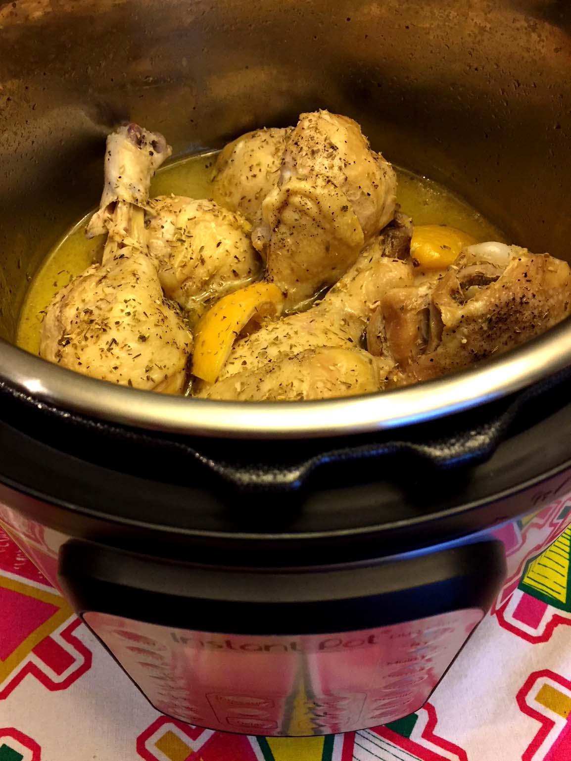 Instant Pot Frozen Chicken Legs With Lemon And Garlic