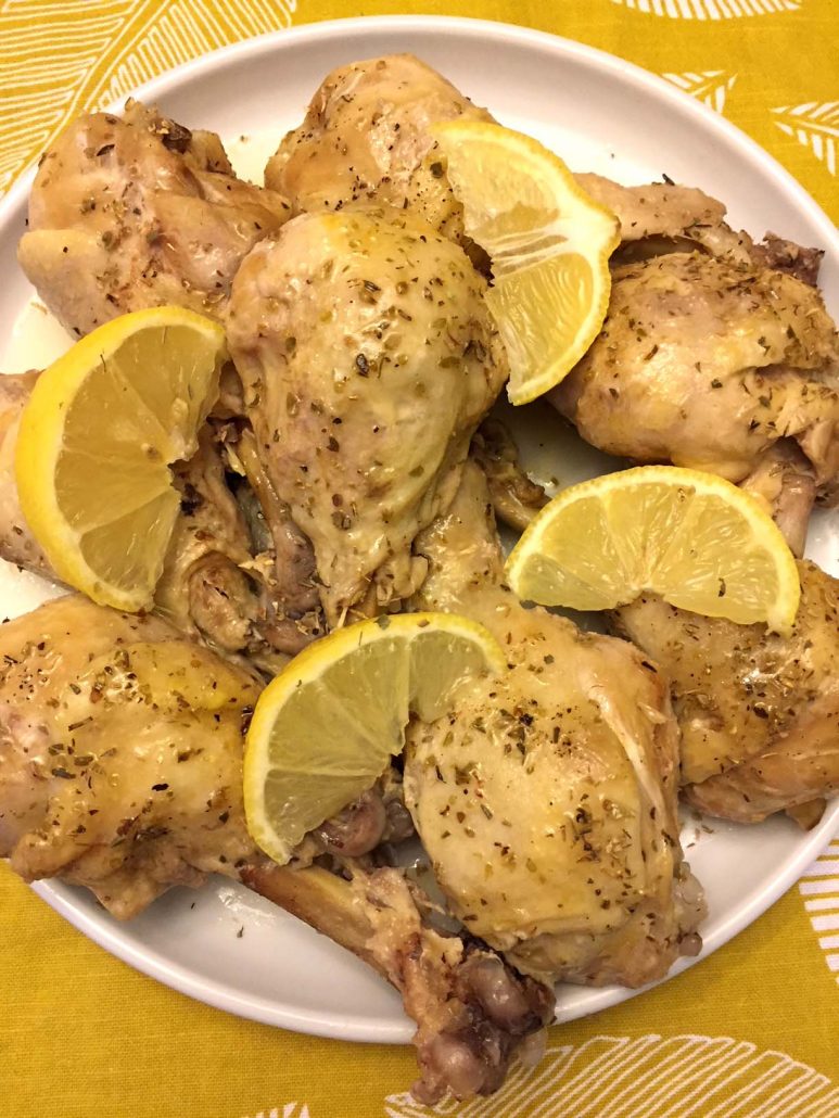 Instant Pot Frozen Chicken Legs With Lemon And Garlic - Easy Recipe