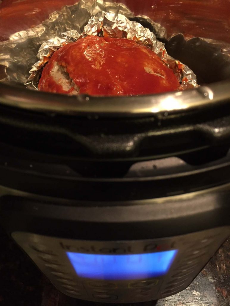 Instant Pot Meatloaf Cooking