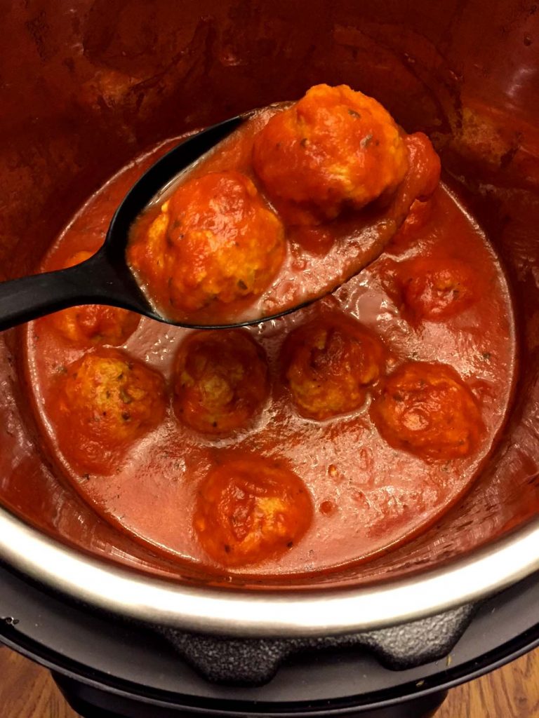 Instant Pot Meatballs Recipe In Tomato Sauce