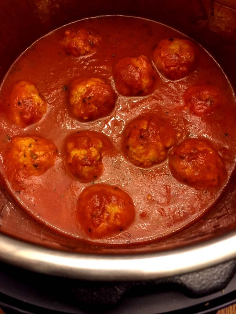 Homemade Meatballs In The Instant Pot