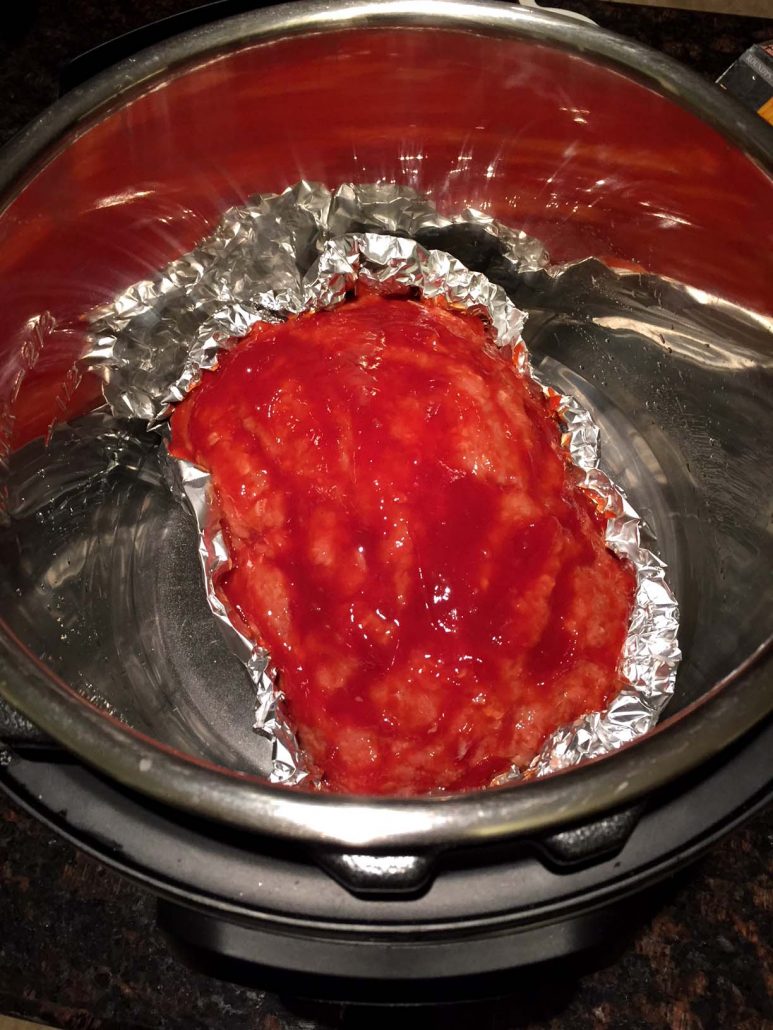 Pressure Cooker Meatloaf In Foil