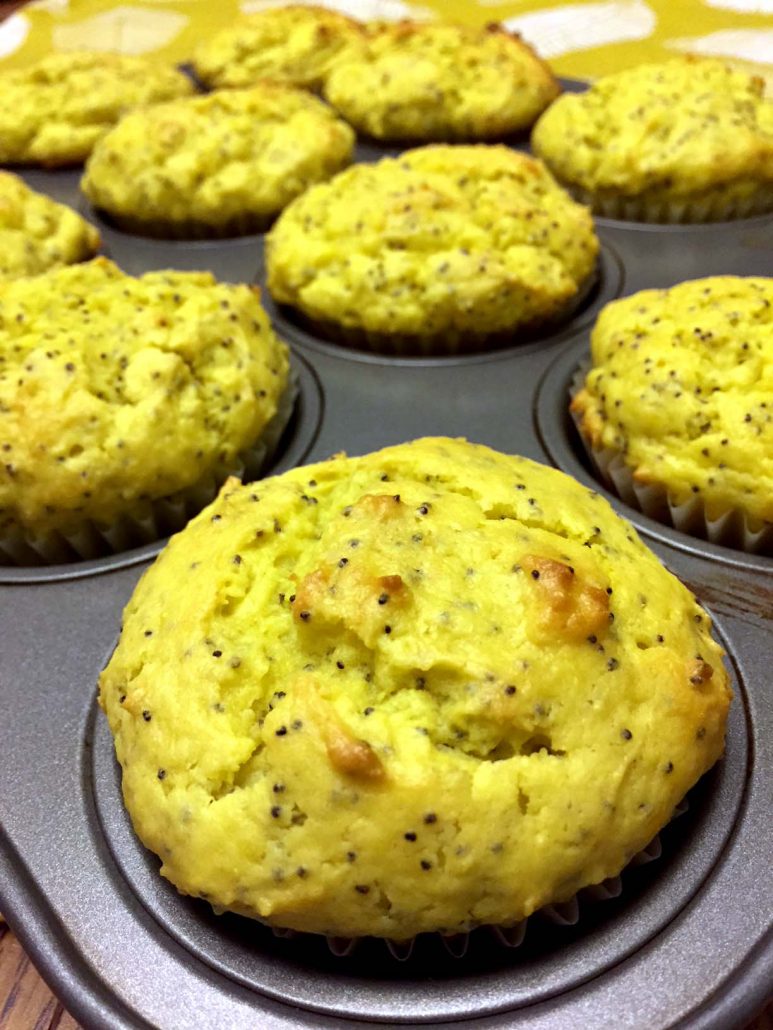 Poppy Seed Lemon Muffins