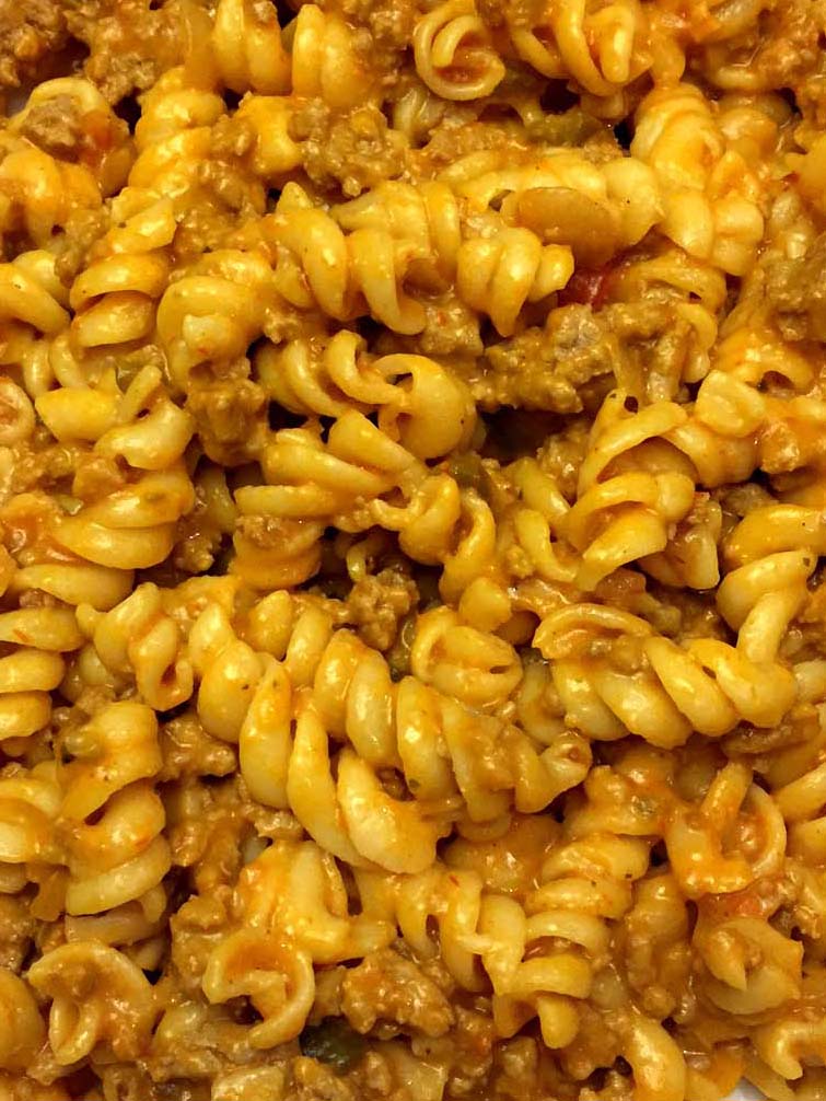 Easy Taco Pasta With Cheese