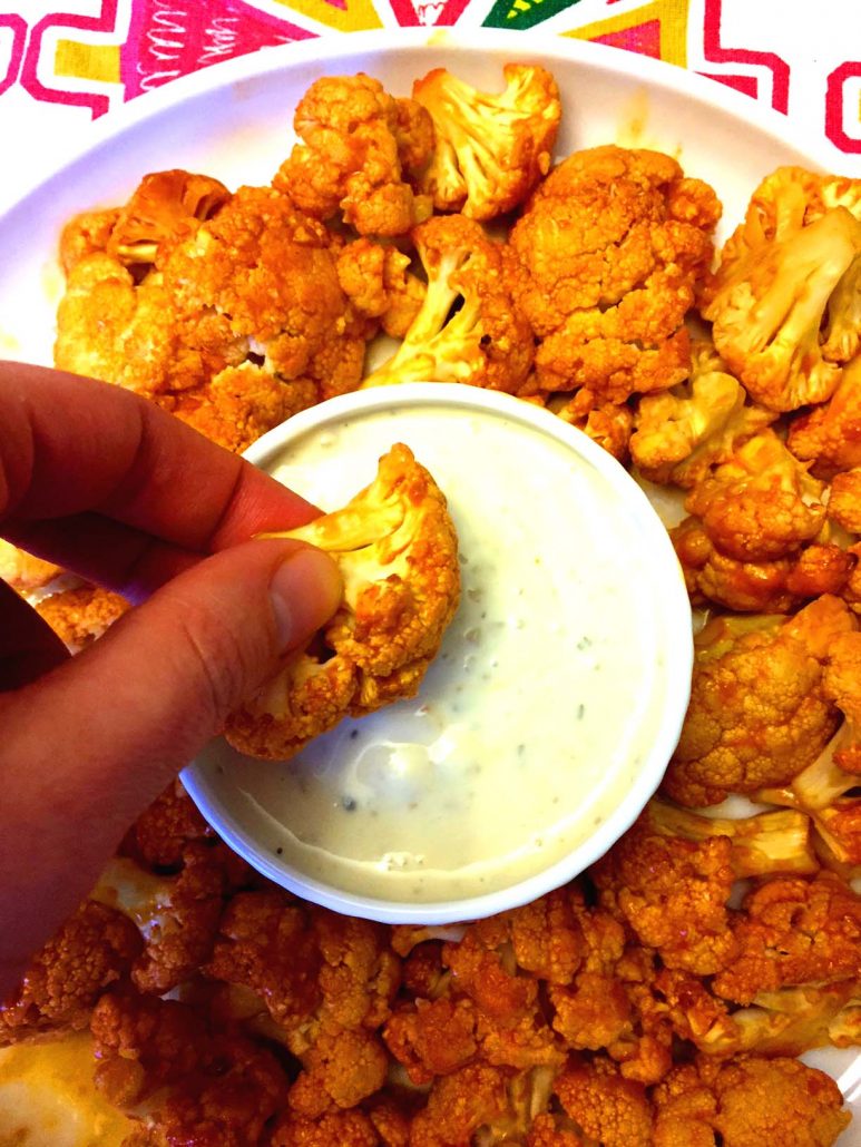 Buffalo Cauliflower Appetizer