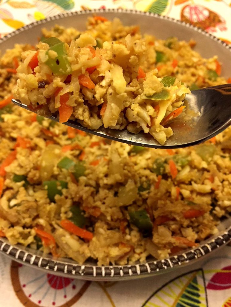 Healthy Lowcarb Cauliflower Fried Rice