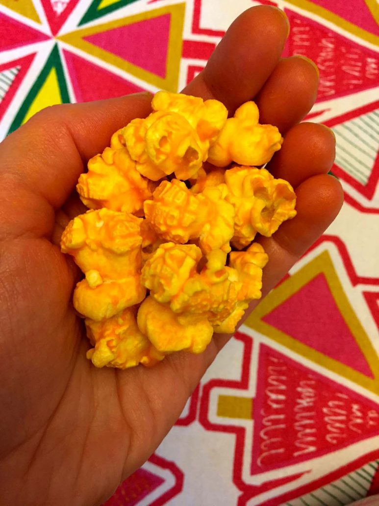 Cheese Popcorn With Cheddar Cheese Powder