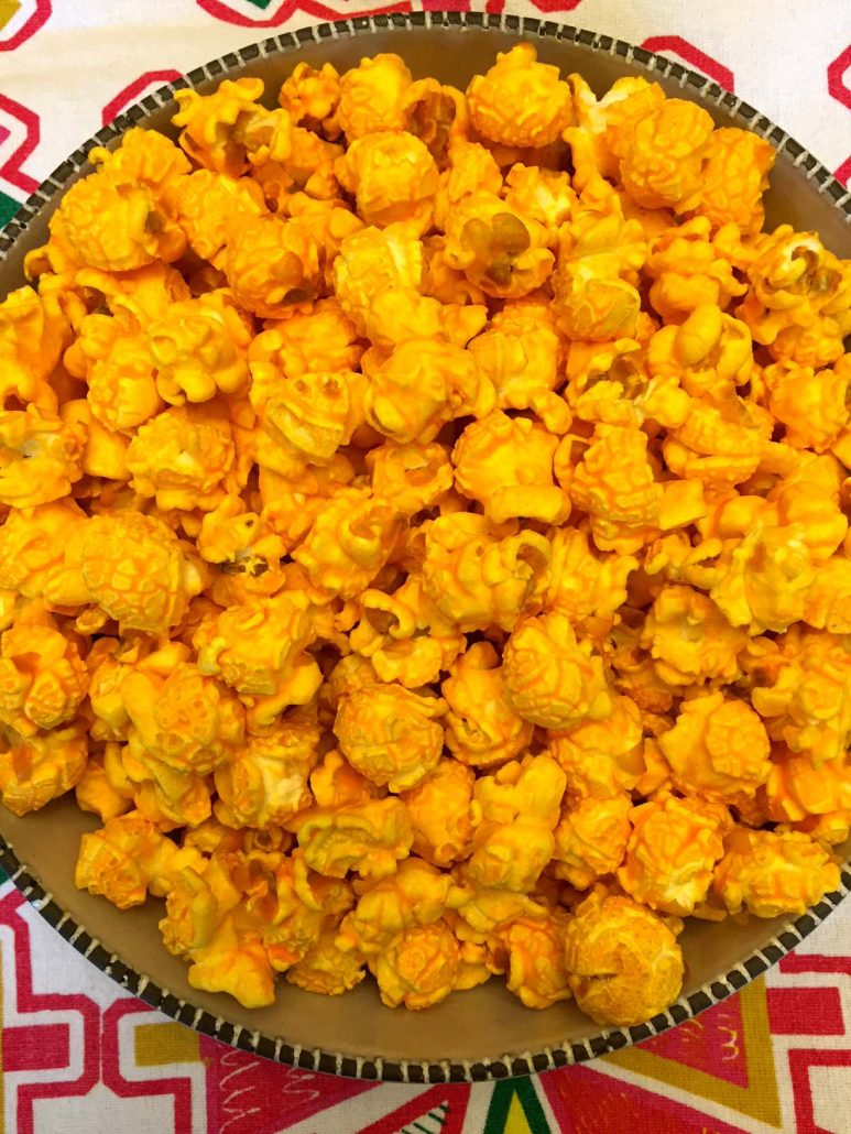 Homemade Cheesy Cheddar Popcorn: Florida Milk