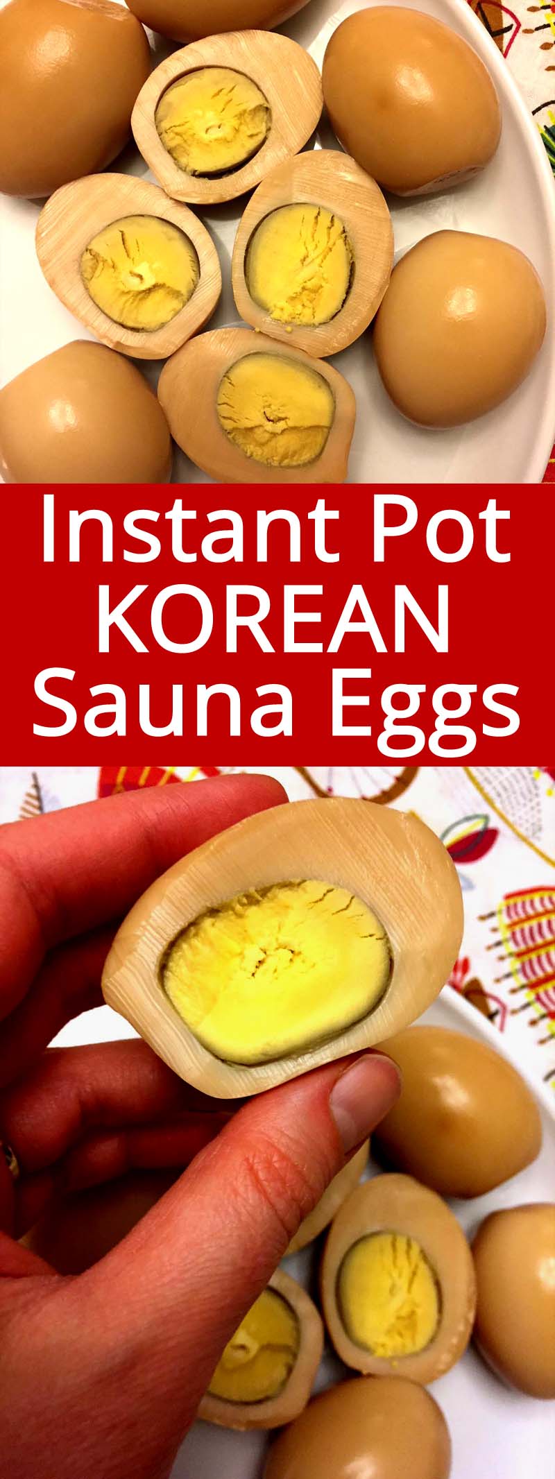 Korean Sauna Eggs Recipe In The Instant Pot Pressure Cooker Melanie Cooks
