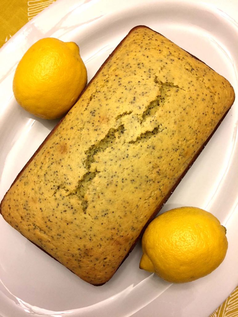 Fresh Lemon Bread With Poppy Seeds